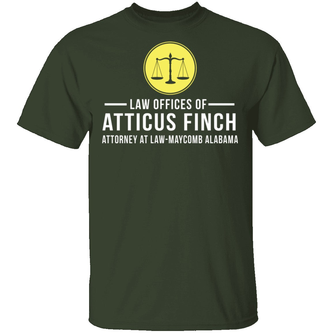 Atticus Finch T Shirt Gnarly Tees 3732