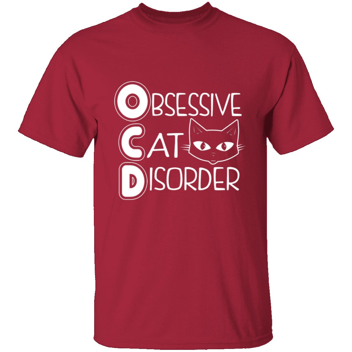 Obsessive cat disorder t shirt hotsell