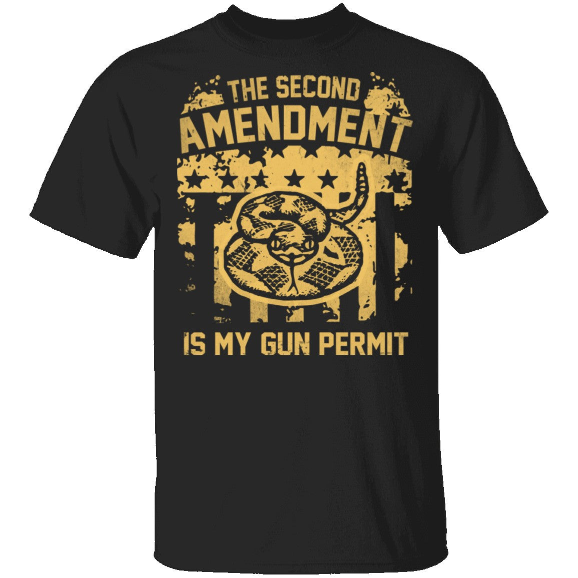 2nd Amendment Gun Permit T Shirt Gnarly Tees