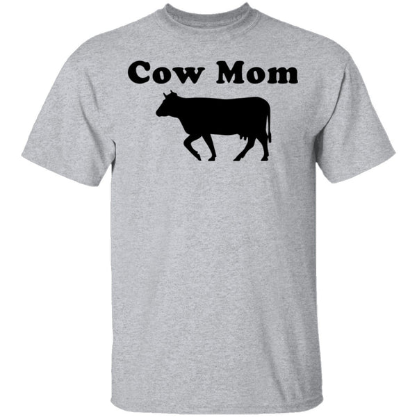 Cow Mom T-Shirt CustomCat