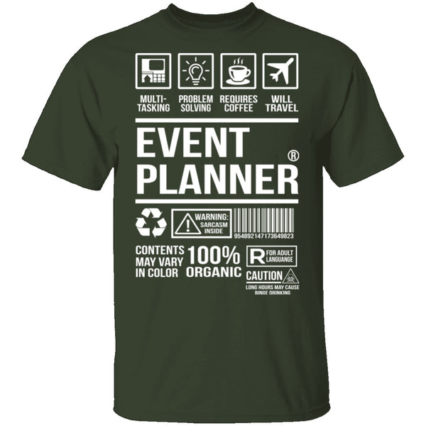 Event Planner T-Shirt CustomCat