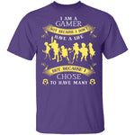 Gamers Have Many Lives T-Shirt CustomCat