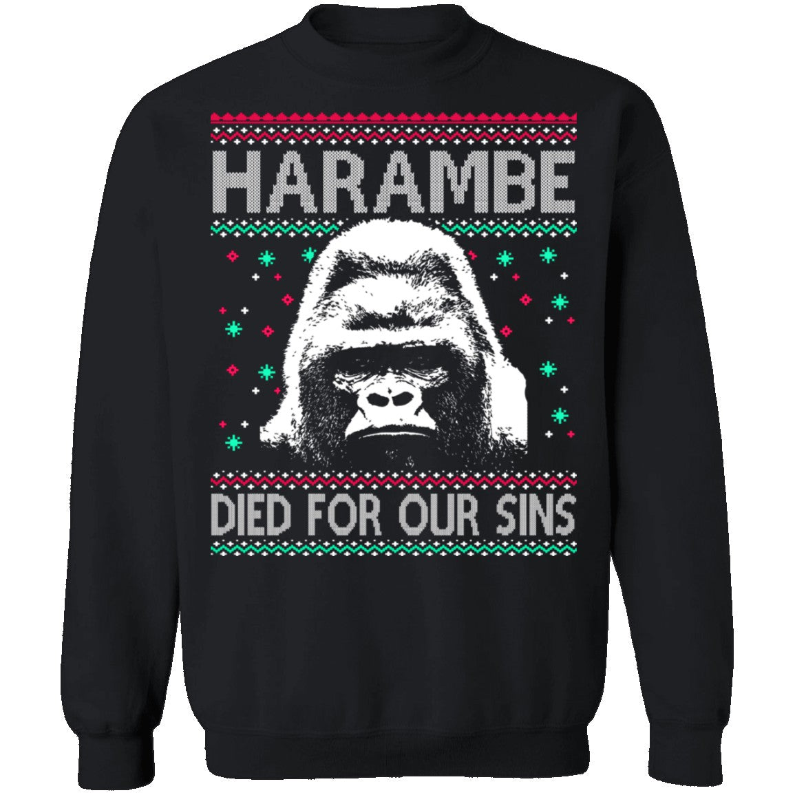 Harambe christmas jumper hotsell