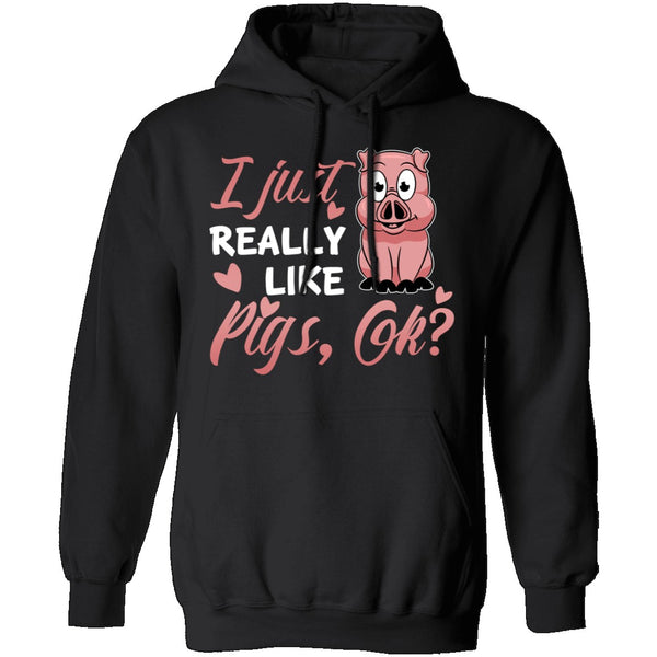 I Just Really Like Pigs T-Shirt CustomCat