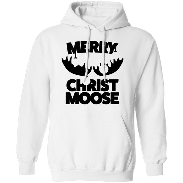 Merry Christ Moose T-Shirt CustomCat