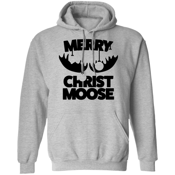 Merry Christ Moose T-Shirt CustomCat