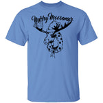 Merry Moosemas T-Shirt CustomCat