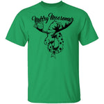 Merry Moosemas T-Shirt CustomCat