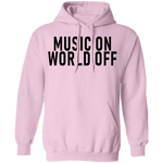 Music On World Off T-Shirt CustomCat