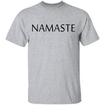 Namaste Text T-Shirt CustomCat