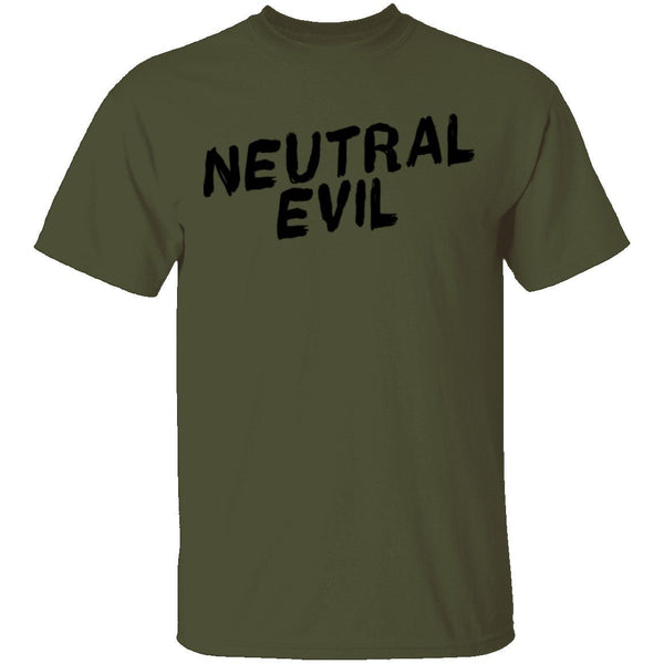 Neutral Evil T-Shirt CustomCat