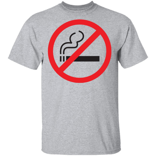 No Smoking T-Shirt CustomCat