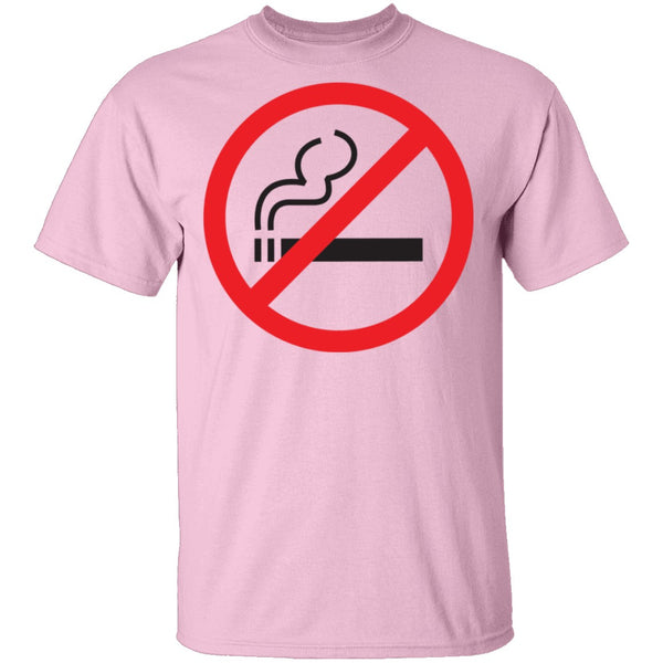 No Smoking T-Shirt CustomCat