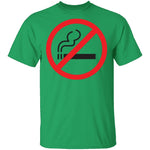 No Smoking T-Shirt CustomCat