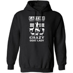 Patrolled By Crazy Goat Lady T-Shirt CustomCat