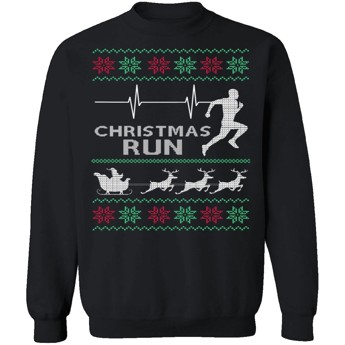 Ugly sweater running outlet shirt