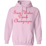 Save Water Drink Champagne T-Shirt CustomCat