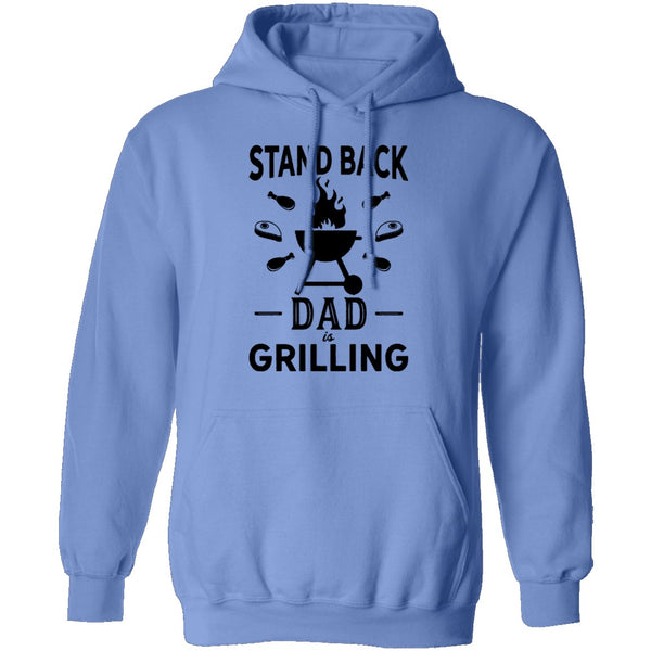 Stand Back Dad Is Grilling T-Shirt CustomCat