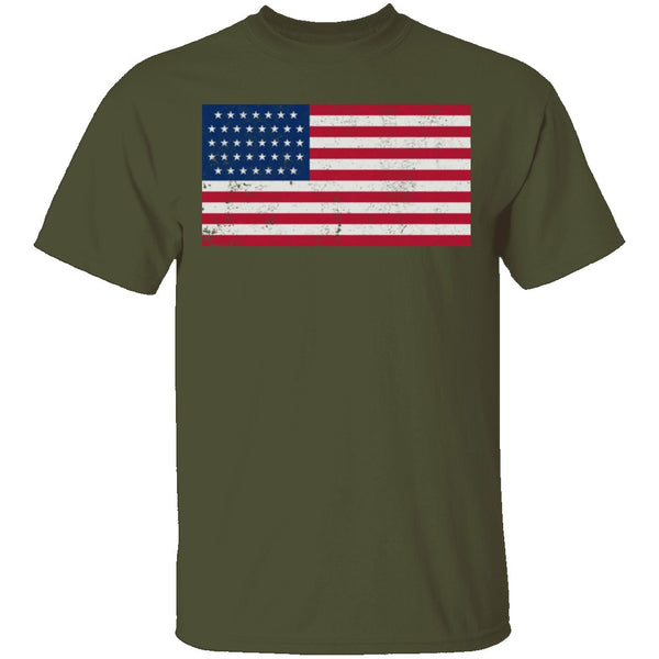 US Flag America T-Shirt CustomCat